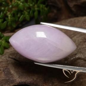 Kunzita Rosado púrpura natural de 39.37 ct, Marquesa, Translúcido