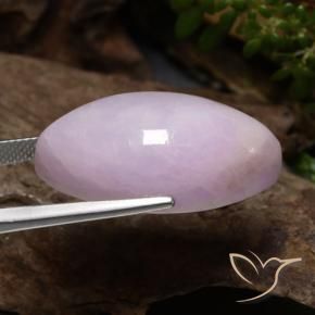 Kunzita Rosado púrpura natural de 39.37 ct, Marquesa, Translúcido