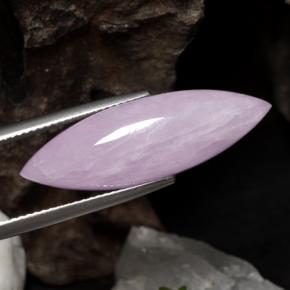 Kunzita Rosado púrpura natural de 17.95 ct, Marquesa, Translúcido