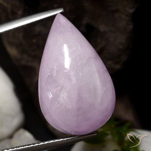 18.29ct Natural Rosado claro medio Kunzita, En forma de pera, Translúcido
