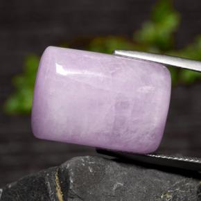 Kunzita violeta natural de 24,87 ct, corte cojín, translúcido
