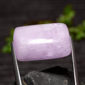 Kunzita violeta natural de 24,87 ct, corte cojín, translúcido