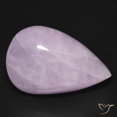 23.79ct Natural Violeta claro Kunzita, En forma de pera, Translúcido