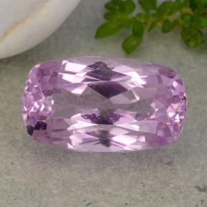 Kunzita púrpura natural de 10,72 ct, corte cojín, VVS-VS