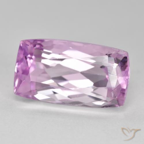 Kunzita Púrpura muy claro natural de 10.49 ct, Forma Cojín, VS