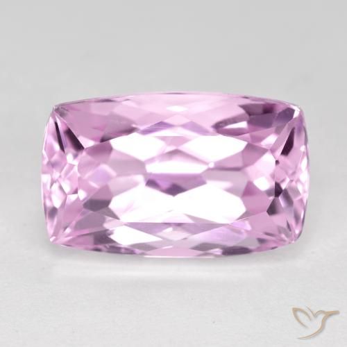 10.60ct Natural Púrpura violeta rosáceo Kunzita, Forma Cojín, VS
