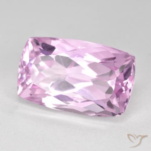 Kunzita Púrpura violeta rosáceo natural de 10.60 ct, Forma Cojín, VS