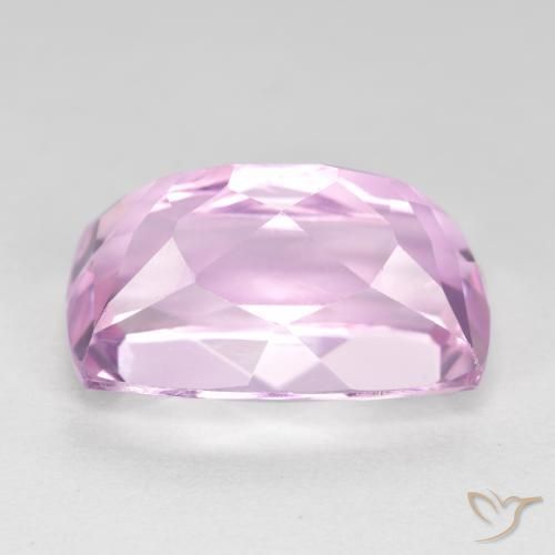 Kunzita Púrpura violeta rosáceo natural de 10.60 ct, Forma Cojín, VS