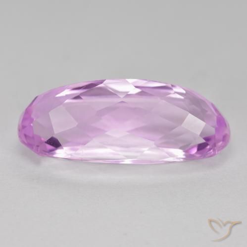 Kunzita Púrpura violeta rosáceo natural de 11.06 ct, Ovalada, VS