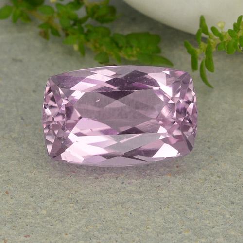Kunzita rosa natural de 7,54 ct, corte cojín, VS