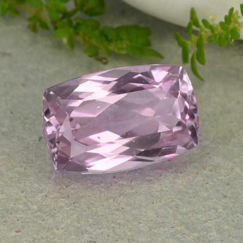Kunzita rosa natural de 7,54 ct, corte cojín, VS