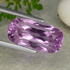 Kunzita rosa natural de 8,48 ct, corte cojín, VVS-VS