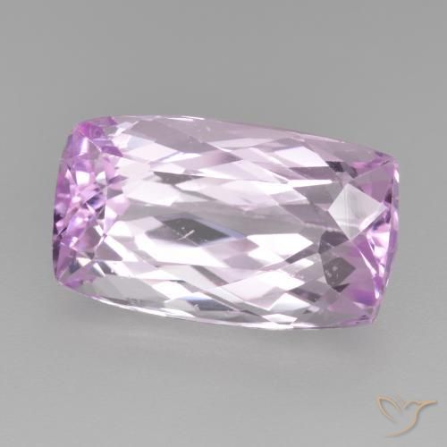 Kunzita Rosado púrpura natural de 10.71 ct, Forma Cojín, VS