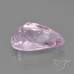 Kunzita Tono rosado cereza natural de 9.81 ct, En forma de pera, VS