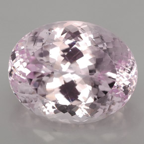 Kunzita rosa natural de 56,20 ct, corte óvalo, SI