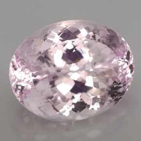 Kunzita rosa natural de 56,20 ct, corte óvalo, SI