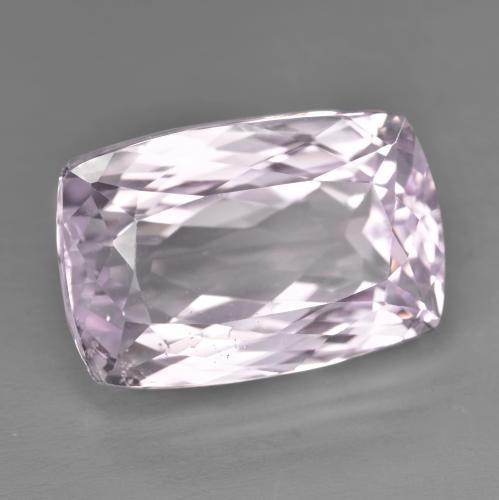 Kunzita rosa natural de 19,54 ct, corte cojín, VS