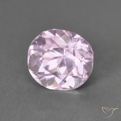 Kunzita Tono rosado cereza natural de 2.73 ct, Ovalada, VS