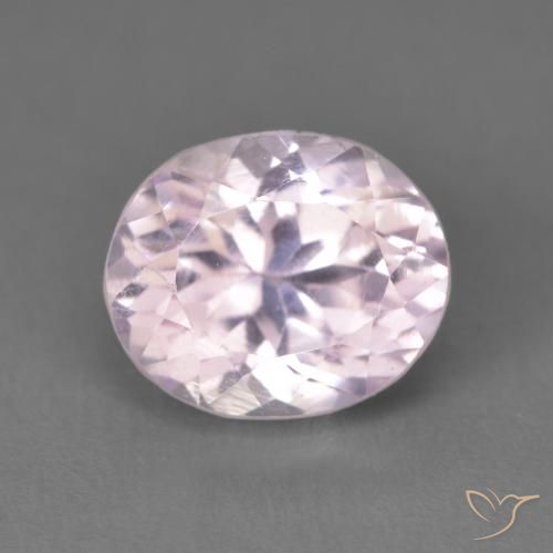 Kunzita Rosado lavanda muy claro natural de 2.80 ct, Ovalada, VS