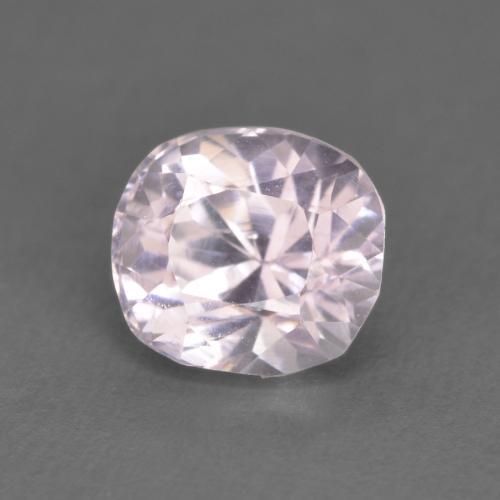 Kunzita rosa natural de 1,33 ct, corte cojín, VS