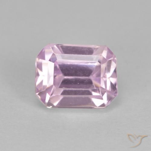 2.07ct Natural Púrpura claro Kunzita, corte esmeralda, VVS