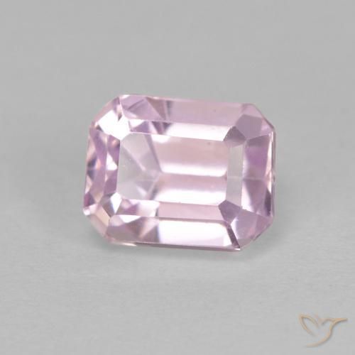 Kunzita Púrpura claro natural de 2.07 ct, Corte Octágono / Esmeralda, VVS