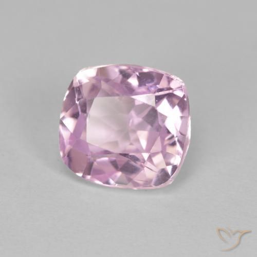Kunzita Púrpura medio natural de 3.03 ct, Forma Cojín, VVS