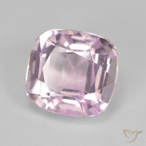 Kunzita Púrpura claro natural de 5.25 ct, Forma Cojín, VVS