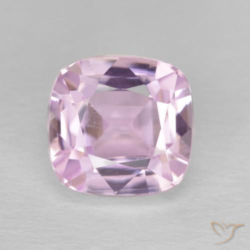 3.39ct Natural Lila claro Kunzita, Forma Cojín, VVS-VS