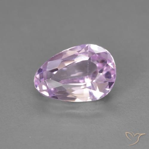 3.01ct Natural Lila claro Kunzita, En forma de pera, VVS-VS