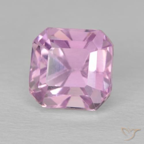 Kunzita Púrpura claro natural de 3.30 ct, Corte Octágono / Esmeralda, VVS-VS