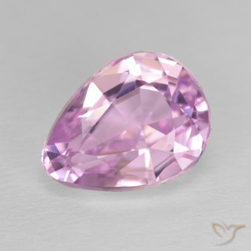 7.36ct Natural Lila Kunzita, En forma de pera, VVS