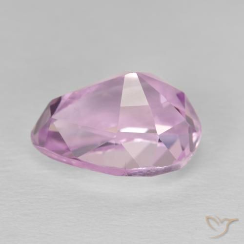 Kunzita Lila natural de 7.36 ct, En forma de pera, VVS