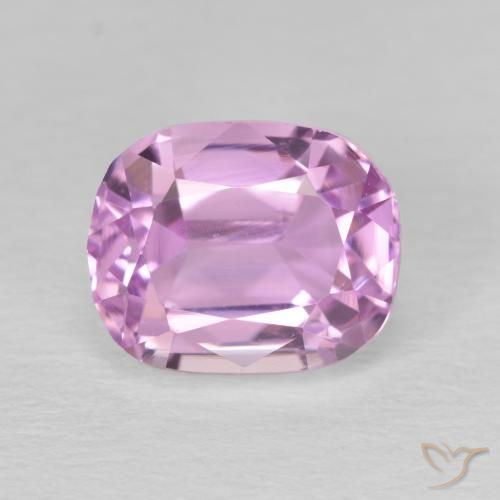 3.74ct Natural Púrpura violeta rosáceo Kunzita, Forma Cojín, VVS