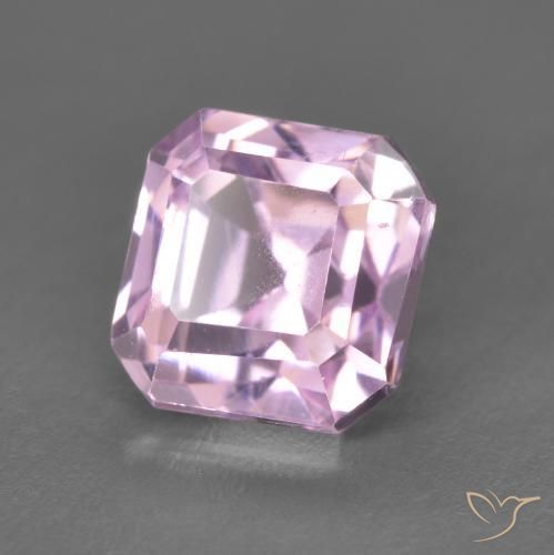 Kunzita Púrpura-violeta rosáceo claro natural de 2.66 ct, Corte Octágono / Esmeralda, VVS-VS