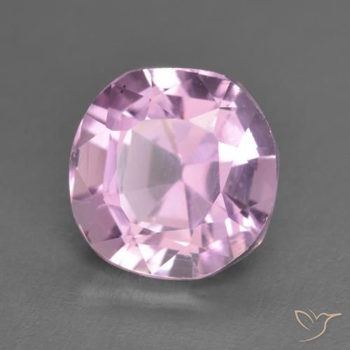 Kunzita Medium Light-Purple natural de 4.37 ct, Forma Cojín, VVS-VS