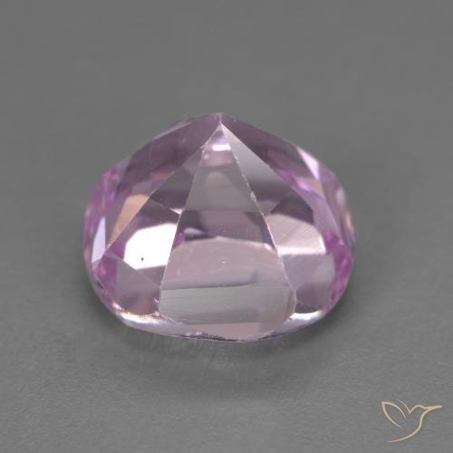 Kunzita Medium Light-Purple natural de 4.37 ct, Forma Cojín, VVS-VS