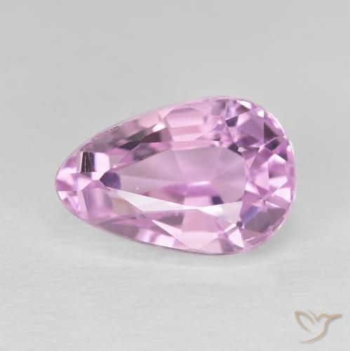 10.13ct Natural Púrpura medio Kunzita, En forma de pera, VVS-VS