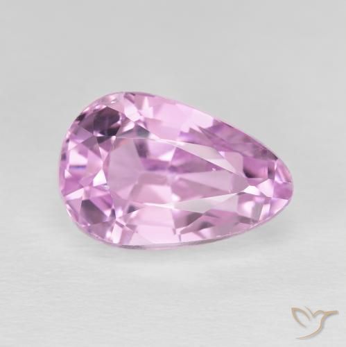Kunzita Púrpura medio natural de 10.13 ct, En forma de pera, VVS-VS