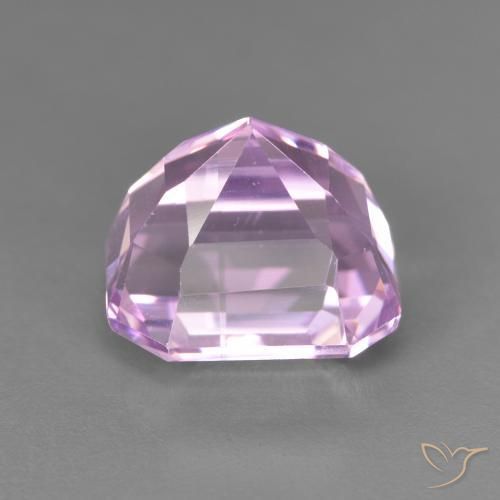 Kunzita Púrpura-violeta rosáceo claro natural de 6.62 ct, Corte Octágono / Esmeralda, VVS-VS