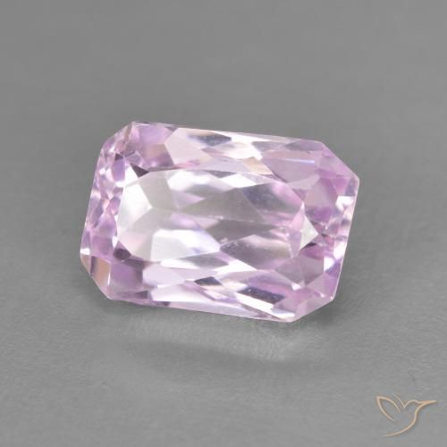 Kunzita Púrpura violeta rosáceo natural de 3.00 ct, Corte Octágono / Esmeralda, VVS