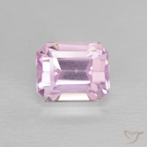 Kunzita Rosado púrpura claro natural de 2.01 ct, Corte Octágono / Esmeralda, VS