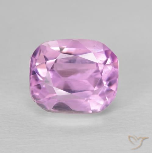 3.47ct Natural Púrpura medio Kunzita, Forma Cojín, VS