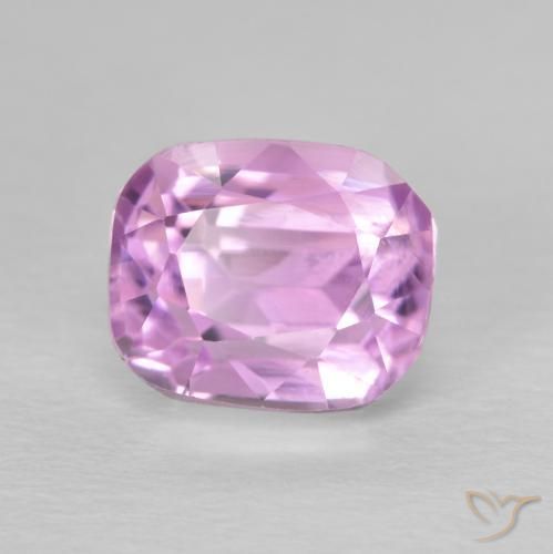 Kunzita Púrpura medio natural de 3.47 ct, Forma Cojín, VS