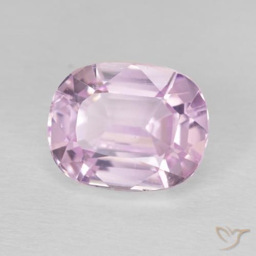 Kunzita Rosado púrpura claro natural de 5.32 ct, Ovalada, VS