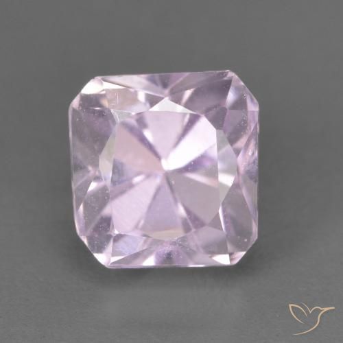 2.21ct Natural Rosado claro Kunzita, corte esmeralda, VVS-VS