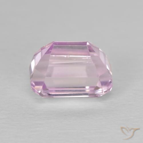 Kunzita Tono rosado cereza natural de 3.03 ct, Corte Octágono / Esmeralda, VVS-VS