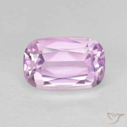 5.92ct Natural Rosado púrpura Kunzita, Forma Cojín, VVS
