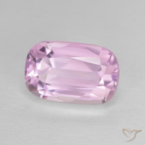 Kunzita Rosado púrpura natural de 5.92 ct, Forma Cojín, VVS