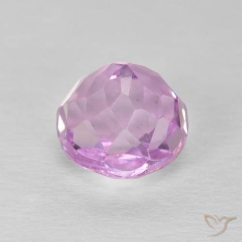 Kunzita Rosado púrpura real natural de 2.18 ct, Forma Cojín, VVS